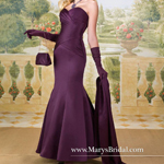 Mary's Bridal style M1660 Eggplant size 10